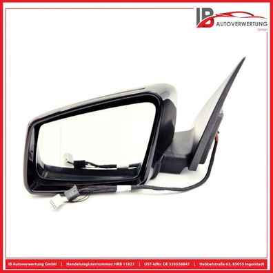 Außenspiegel Li Obsidianschwarz 9 + 2PIN A2048103916 Mercedes C-KLASSE W204