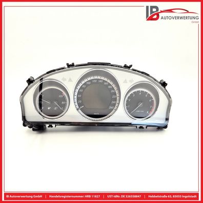 Tacho Kombiinstrument A2049005800 Mercedes C-KLASSE W204 C250 CGI VDO