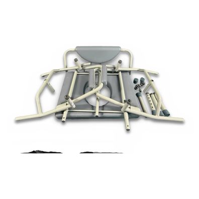 VEVOR Toilettenstuhl Nachtkommode höhenverstellbar 50-62 cm klappbare Arme