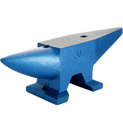 VEVOR Amboss 30 kg Stahl Schmiedeamboss mit Doppelhorn und Hardyloch
