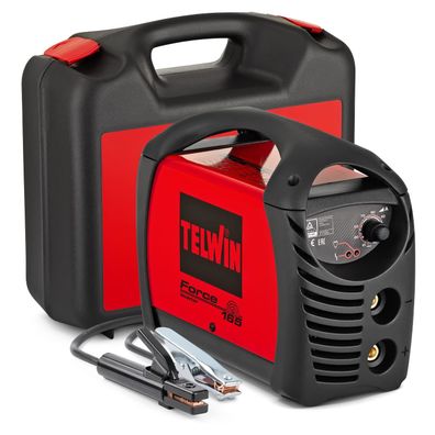 Telwin Force 165 Inverter-Schweißgerät MMA Elektrodenschweißen 230V Rot