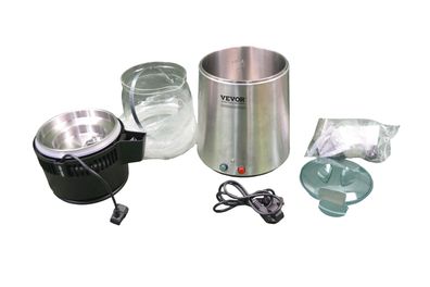 VEVOR Wasserdestilliergerät 4 L Edelstahl 750 W 1 L pro Stunde 24 L pro Tag