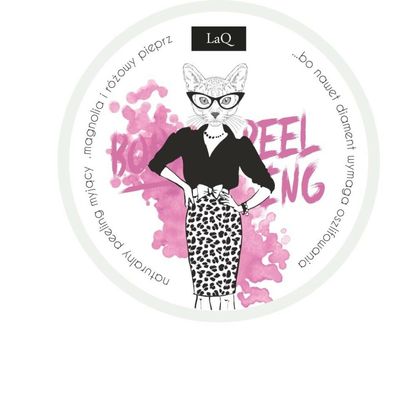 LaQ Kicia Natural Body Scrub Magnolie & Rosa Pfeffer 200ml
