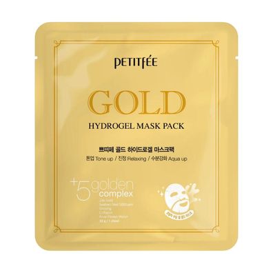 Petitfee Gold Hydrogel Mask Pack Blatt Gesichtsmaske mit Gold und Ginseng 32g