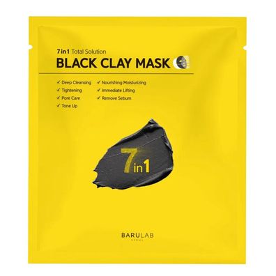 Barulab 7-in-1-Gesamtlösung BlackClay!" Maske 18 g