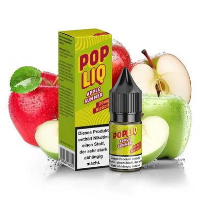 PopLiq - Apple Summer - Nikotinsalz Liquid - 10ml