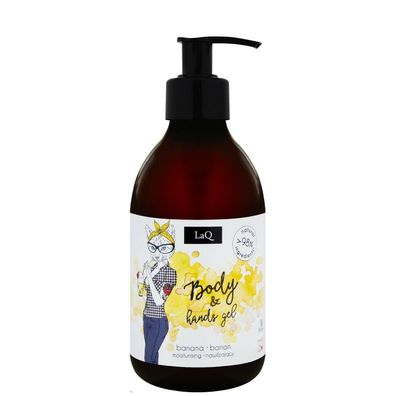 LAQ Flüssige natürliche Feuchtigkeitsseife mit Bananenextrakt 300ml