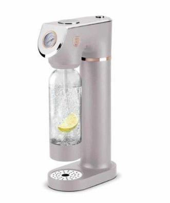 Berlinger Haus BH/8558 Wassersprudler Taupe Maker mit Barometer und 2 Flaschen