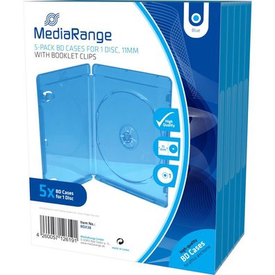 MediaRange MediaRange Bluray Case 5pcs Single retail