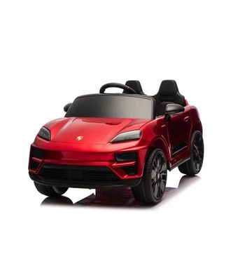 Porsche Macan Turbo Kinder Elektroauto mit Lithium Akku - Lizenziert, Leder, EVA