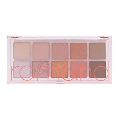 Rom&ND, Better Than Eyes, Lidschatten-Palette, 08, Peach Dahlia Garden, 10, 102 g