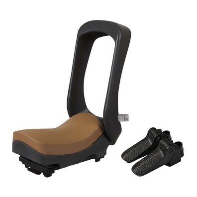 Urban Iki Junior MIK HD Kindersitz 5-10 Jahre max 27kg Fussstützen schwarz braun