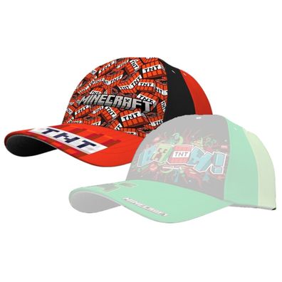 Minecraft Kinder Cap – Offizielle Gaming Kappe aus 100% Baumwolle, Verst