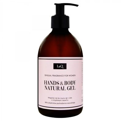 LaQ, Hands & Body, feuchtigkeitsspendendes Duschgel, für alle Hauttypen, 500 ml