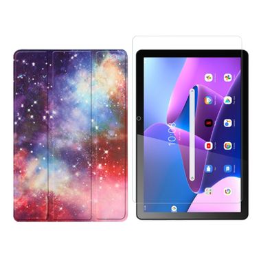 2in1 Set für Lenovo Tab M10 3. Gen. 2022 TB-328F 10.1 Zoll Schutzhülle + Glas