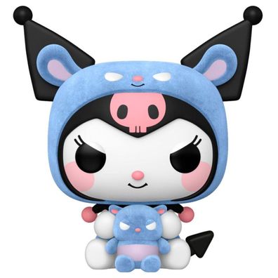 POP-Figur Hello Kitty Kuromi As Baku Flocked