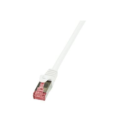LogiLink Patchkabel CAT6 S/FTP AWG27 PIMF 1,00m weiß