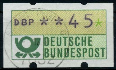 BRD ATM 1981 Nr 1-1-045 gestempelt X970142
