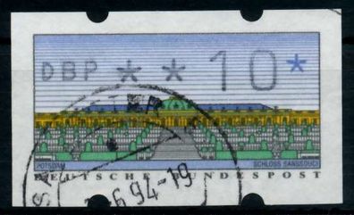 BRD ATM 1993 Nr 2-1.1-0010 gestempelt X9743E6