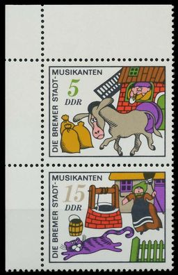 DDR Zusammendruck Nr SZd116 postfrisch SENKR PAAR ECKE- X12AAD6