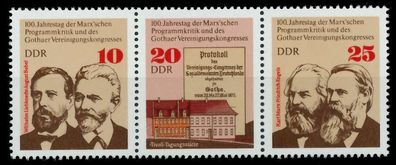 DDR Zusammendruck Nr WZd328 postfrisch 3ER STR SBDE73A