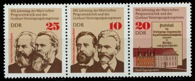 DDR Zusammendruck Nr WZd330 postfrisch 3ER STR SBDE76A