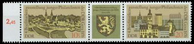 DDR Zusammendruck Nr WZd332 postfrisch 3ER STR SBDE98A
