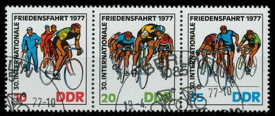 DDR Zusammendruck Nr WZd346 gestempelt 3ER STR X13684A