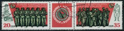 DDR Zusammendruck Nr WZd389 gestempelt 3ER STR X13ED96