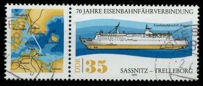 DDR Zusammendruck Nr WZd419 gestempelt WAAGR PAAR X14280A