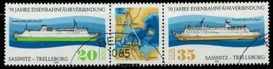 DDR Zusammendruck Nr WZd418 gestempelt 3ER STR X14679A