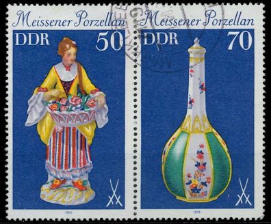 DDR Zusammendruck Nr WZd435 gestempelt WAAGR PAAR X146C32