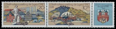 DDR Zusammendruck Nr WZd458 postfrisch 3ER STR SBF92DA
