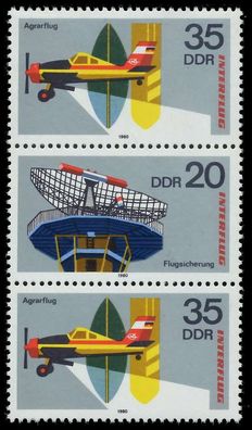 DDR Zusammendruck Nr SZd207 postfrisch 3ER STR SBF95AE