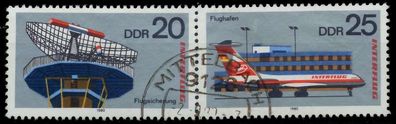 DDR Zusammendruck Nr WZd445 gestempelt WAAGR PAAR X14DB5E