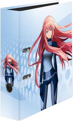 Original Falken Motiv-Ordner Manga Girl. Made in Germany. 8 cm breit DIN A4 Vegan Rin