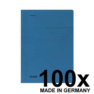 Falken 80000201 Schnellhefter 100er Pack aus Recycling-Karton für DIN A4 kaufmännisch