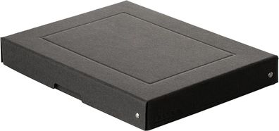 Original Falken PureBox Black. Made in Germany. 40 mm hoch DIN A4. Aufbewahrungsbox m