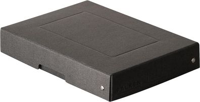 Original Falken PureBox Black. Made in Germany. 40 mm hoch DIN A5. Aufbewahrungsbox m