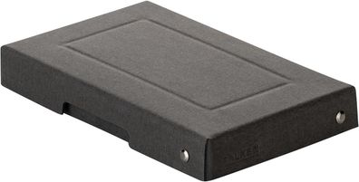 Original Falken PureBox Black. Made in Germany. 25 mm hoch DIN A6. Aufbewahrungsbox m