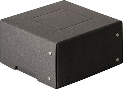 Original Falken PureBox Black. Made in Germany. 85 mm hoch 150x150 mm. Aufbewahrungsb