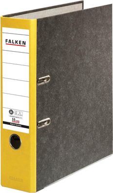 Original Falken Recycling-Ordner Wolkenmarmor. Made in Germany. 8 cm breit DIN A4 gel