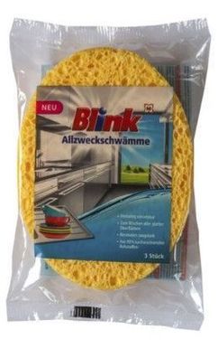 Blink Allzweckreinigungsschwamm - 1 Stueck, Vielseitiger Reinigungsschwamm fuer je