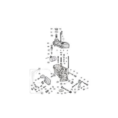 Weber 26 IMB 10 Vergaser für Fiat 500 D F L 4227560