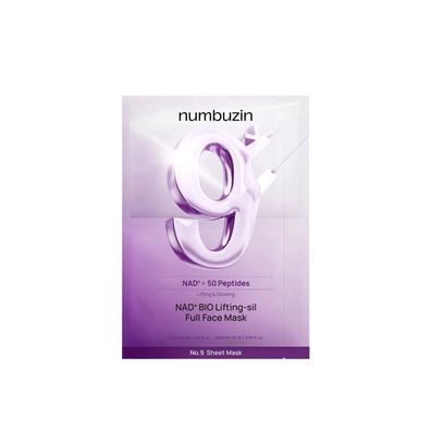 Numbuzin - No.9 NAD+ Bio Lifting-SIL Vollgesichtsmaske, 28 ml, 1 Stück
