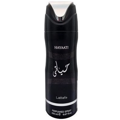 Lattafa Hayaati Deodorant Spray, 200ml - Luxuriöser Duft für anhaltende Frische