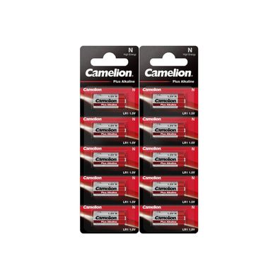 2x 5er Blister Camelion LR1 MN9100 Lady N PLUS Alkaline 1,5V Batterien