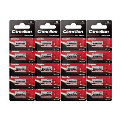 4x 5er Blister Camelion LR1 MN9100 Lady N PLUS Alkaline 1,5V Batterien