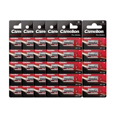 6x 5er Blister Camelion LR1 MN9100 Lady N PLUS Alkaline 1,5V Batterien