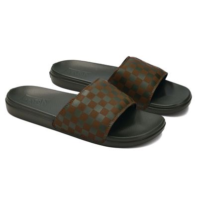 VANS Flip Flop La Costa Slide-On obsidian fern - Größe: 7 (39)